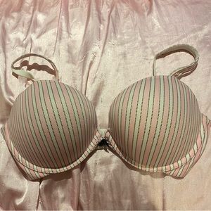 VICTORIA SECRET PINK STRIPS BRA
